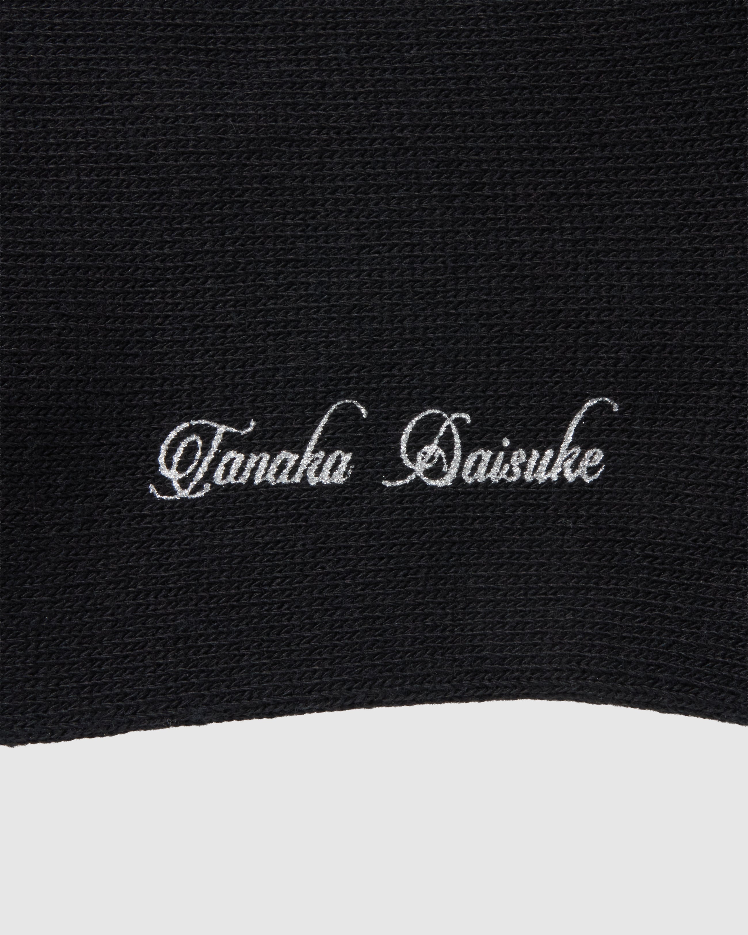 black bijou ribbon socks Black｜ソックス｜tanakadaisuke（タナカ