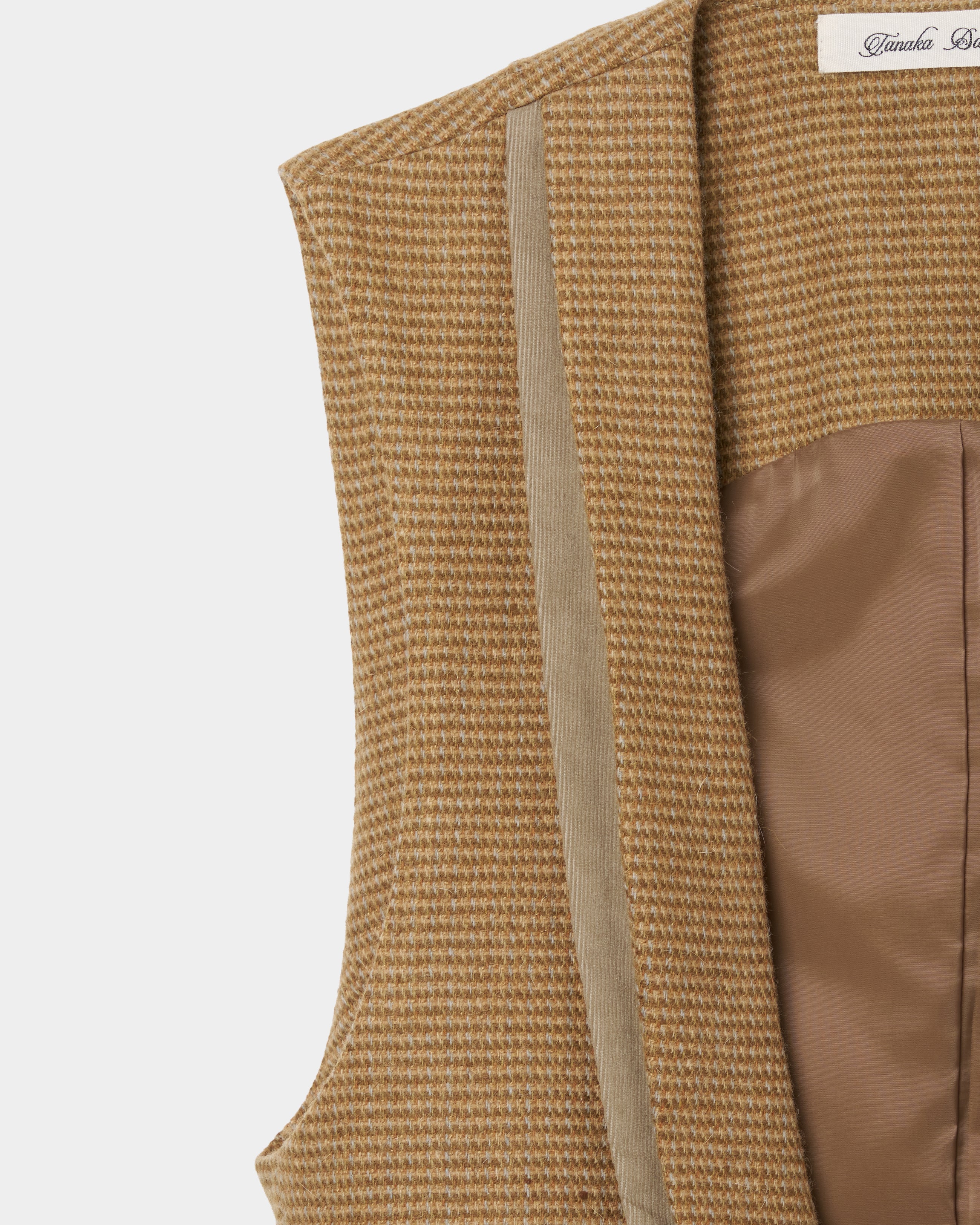 タナカダイスケ|ベスト|Houndstooth wool vest – tanakadaisuke