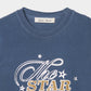 The star T-shirt Navy【stock】