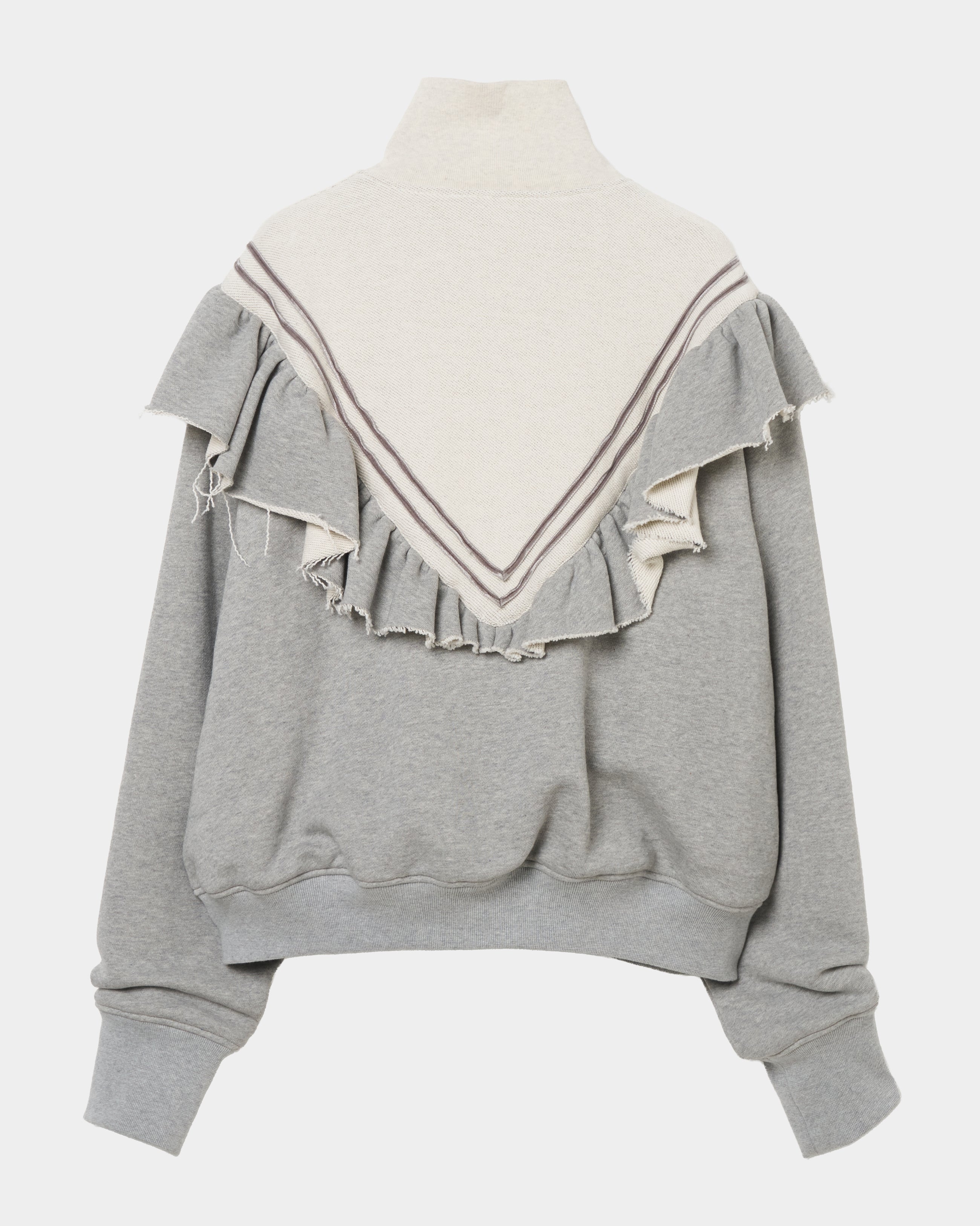 【再出品】tanakadaisuke フリル付きジャケット ブルゾン タナカダイスケ|ジャケット|frill jersey track jacket – tanakadaisuke