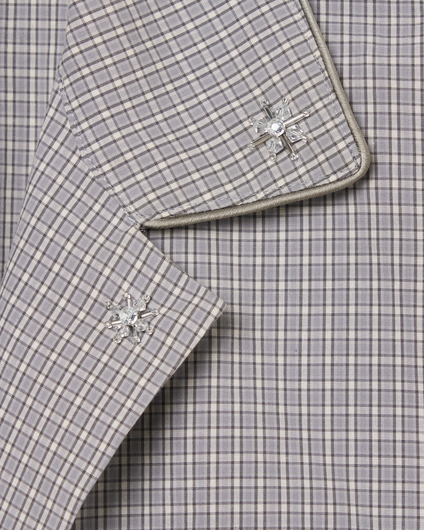 star dot check sleep shirt【Delivery in September 2026】