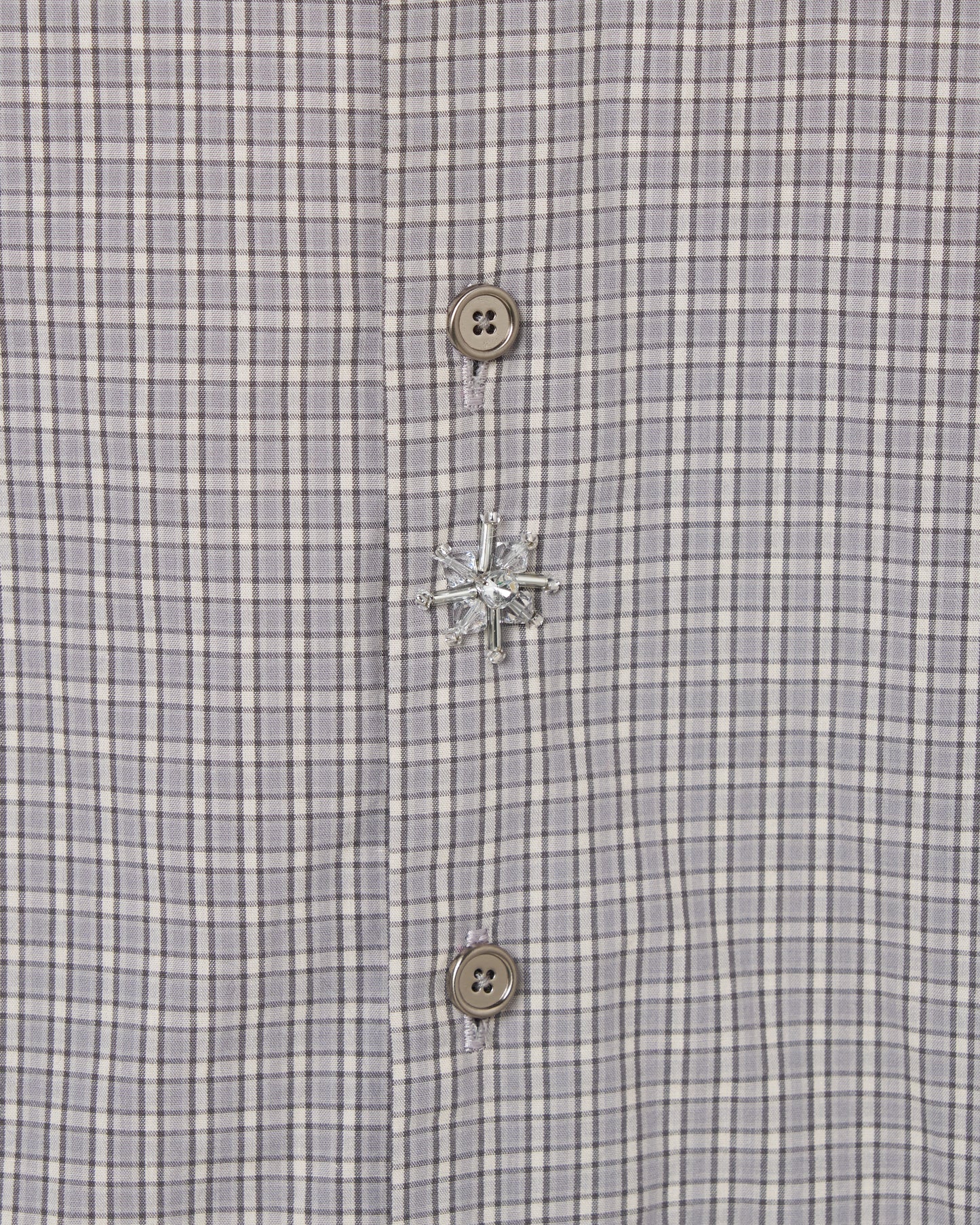 star dot check sleep shirt【Delivery in September 2026】