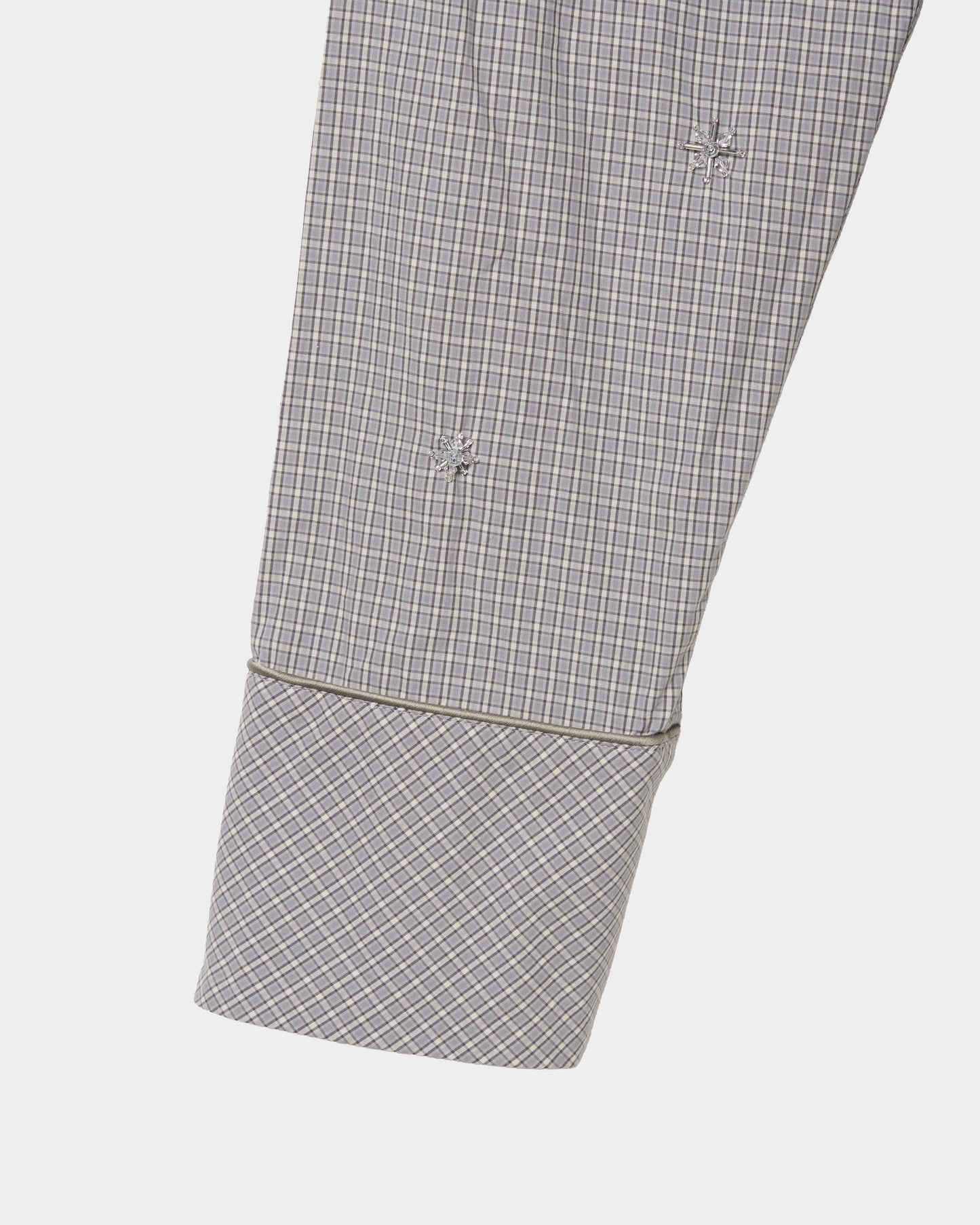 star dot check sleep shirt【Delivery in September 2026】