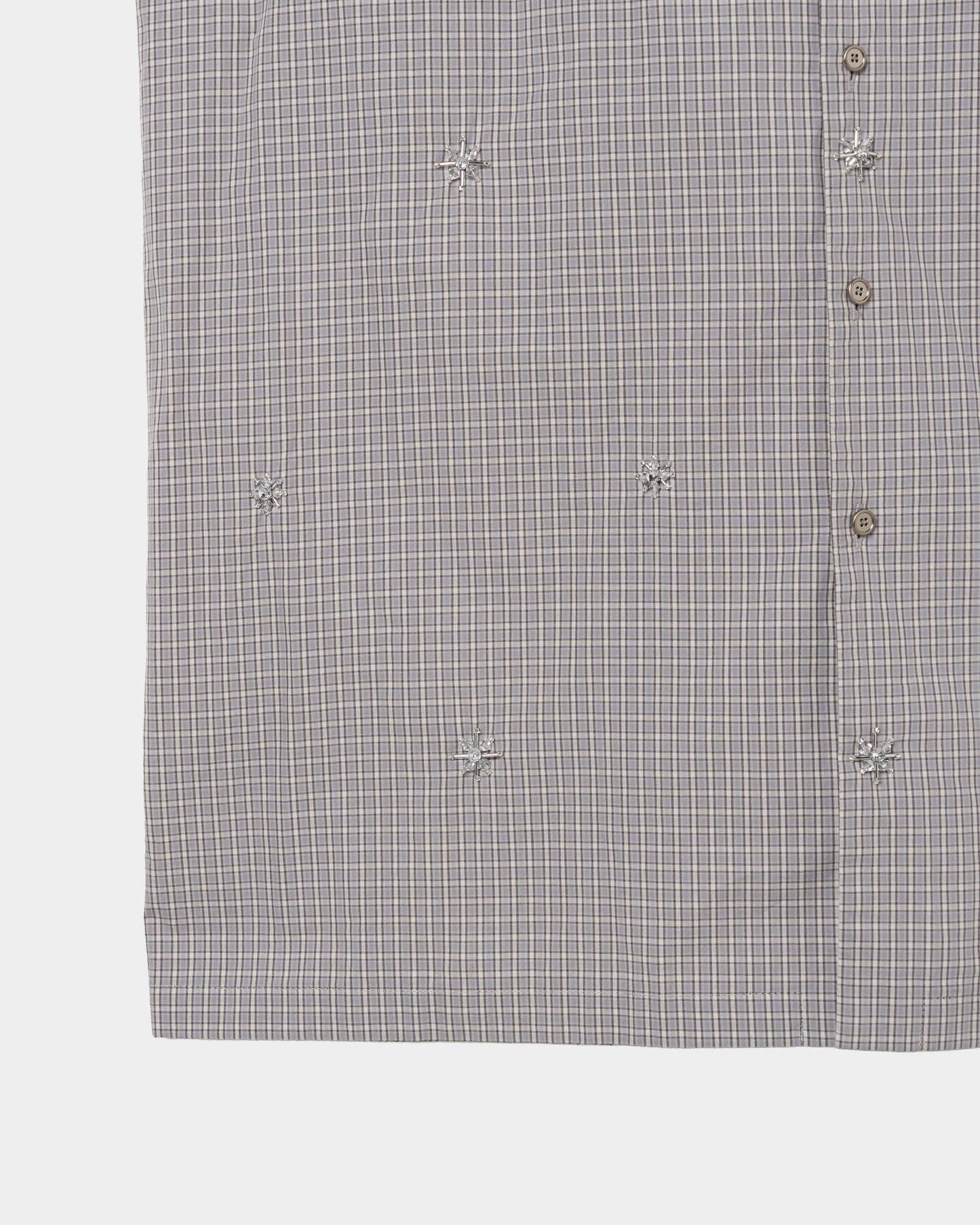 star dot check sleep shirt【Delivery in September 2026】