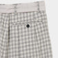 fringe sheer belt check pants 【Delivery in August 2026】