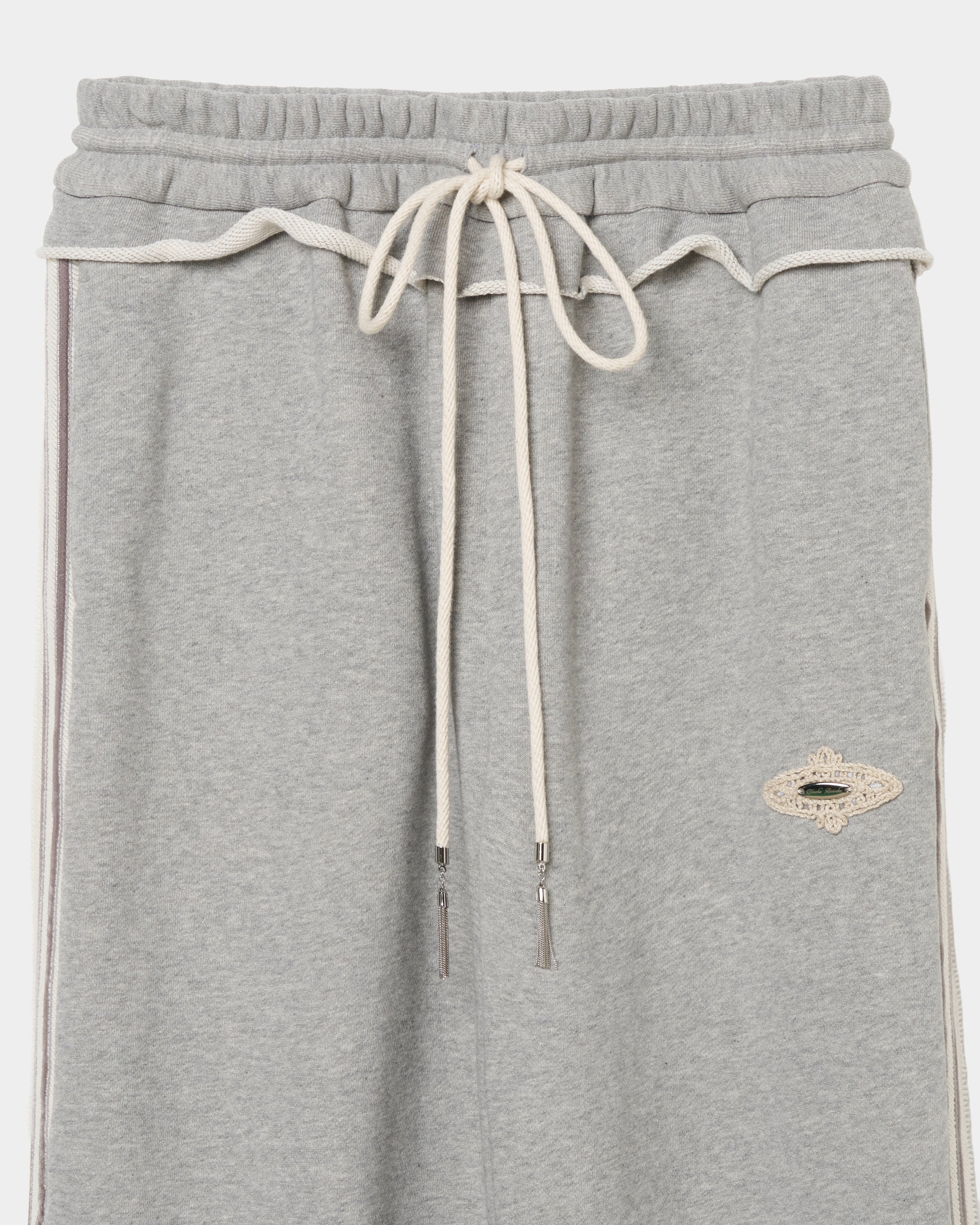 side stripe jersey track pants – tanakadaisuke