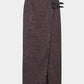 meteorite wrap skirt Brown 【Delivery in August 2026】
