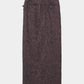 meteorite wrap skirt Brown 【Delivery in August 2026】