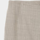 metal buckle stripe wool wrap skirt Greige【Delivery in July 2026】