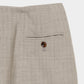 metal buckle stripe wool wrap skirt Greige【Delivery in July 2026】