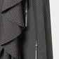 check frilled wrap skirt Black【Delivery in July 2026】