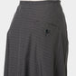 check frilled wrap skirt Black【Delivery in July 2026】