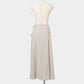 check frilled wrap skirt Ivory【Delivery in June 2026】