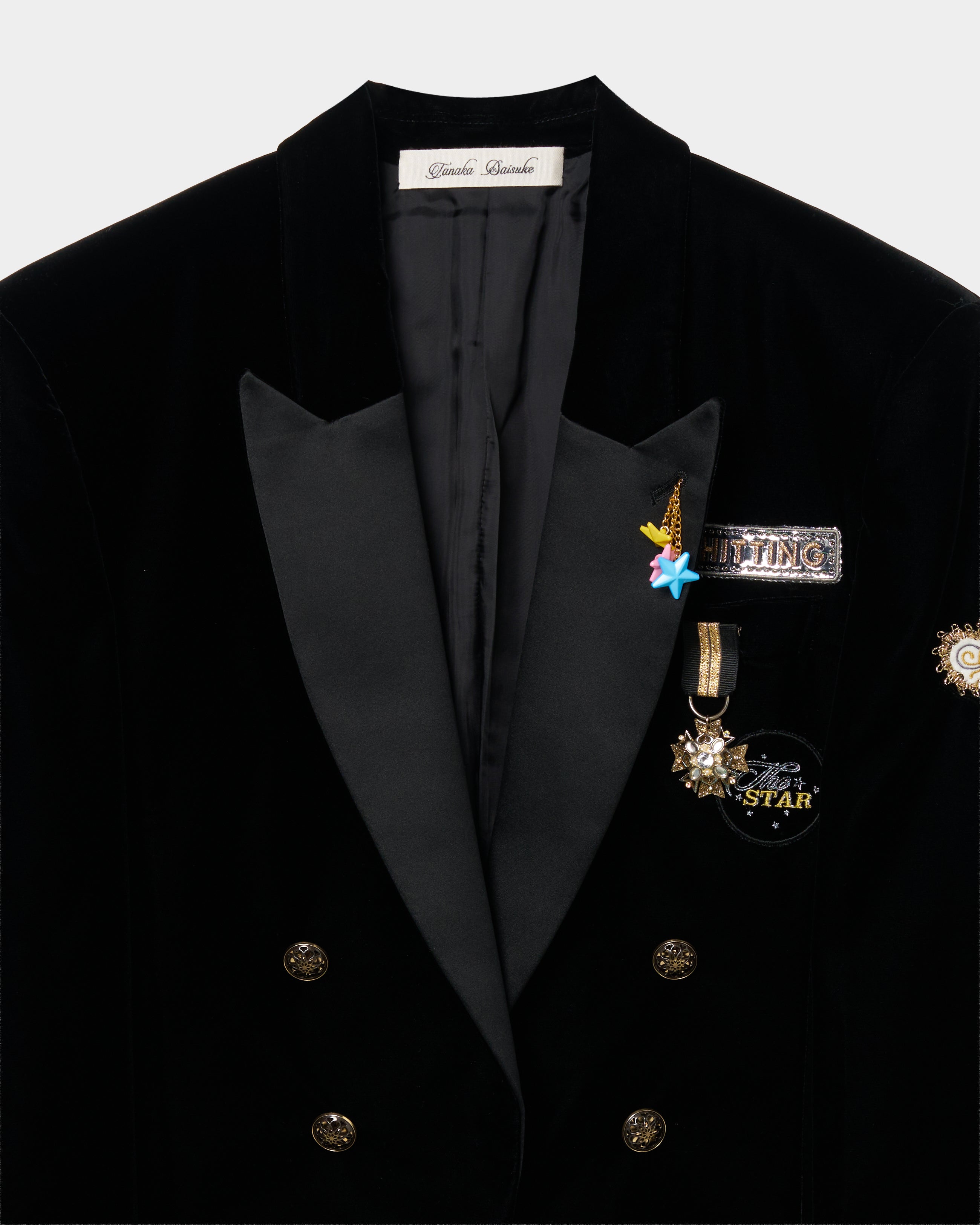 タナカダイスケ|ジャケット|Hitting the star velvet jacket