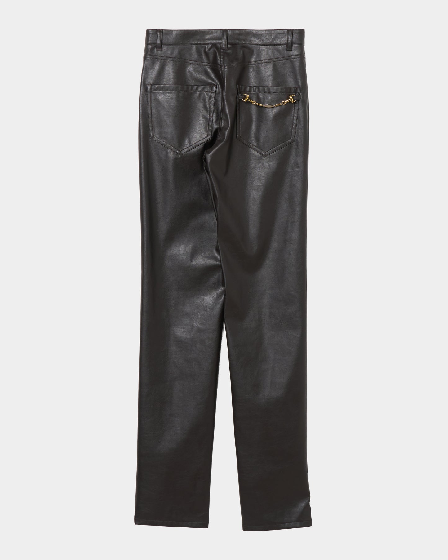silver tag leather skinny pants【Delivery in September 2026】