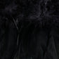 feather mini skirt Black【Delivery in September 2026】