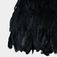 feather mini skirt Black【Delivery in September 2026】