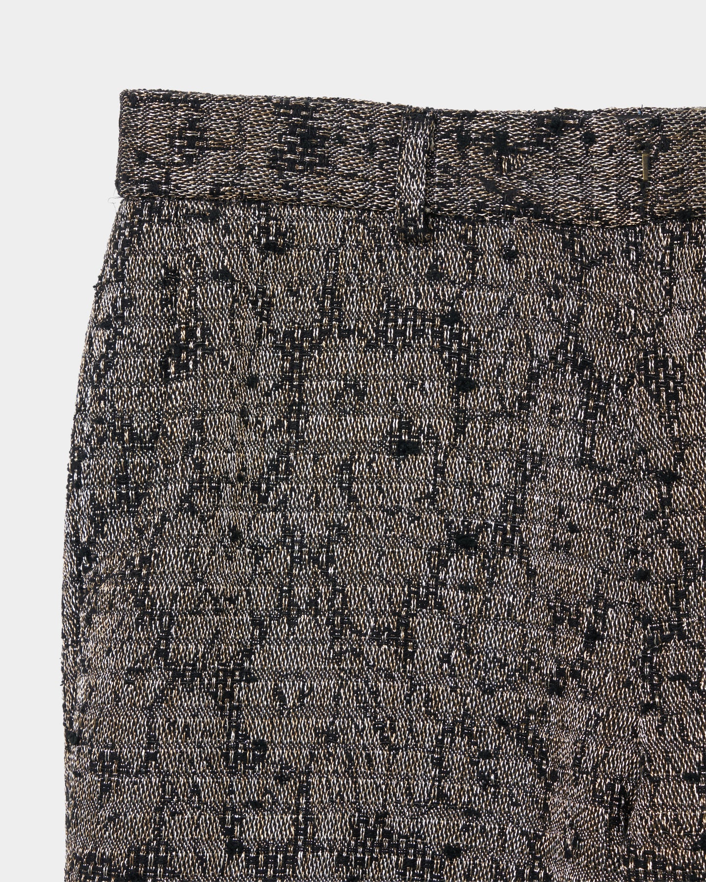 flower lame jacquard pants【Delivery in September 2026】