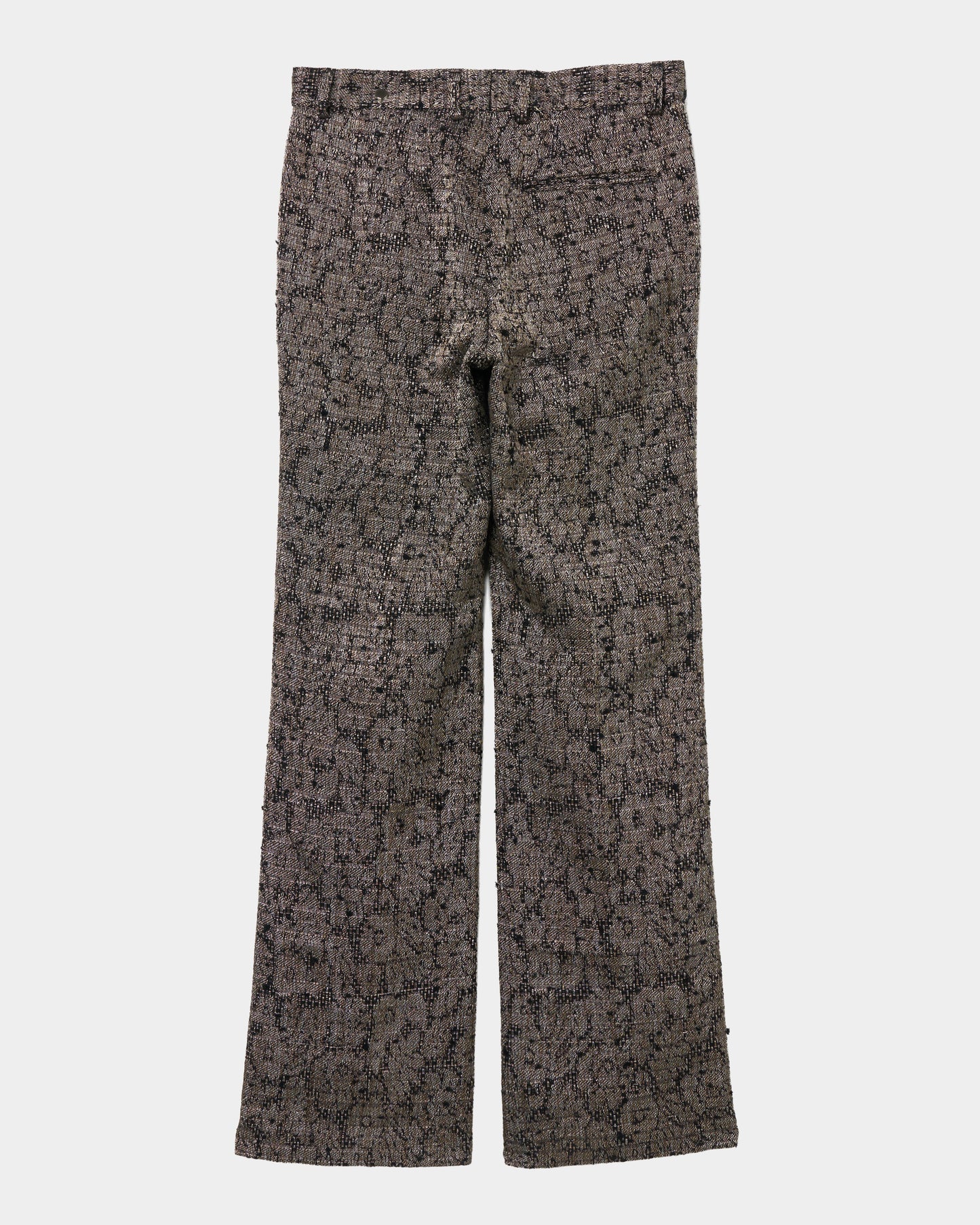 flower lame jacquard pants【Delivery in September 2026】