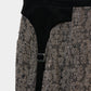 flower lame jacquard corduroy belt pants【Delivery in September 2026】