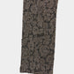 flower lame jacquard corduroy belt pants【Delivery in September 2026】
