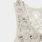 silver lace bijou mini dress【Delivery in September 2026】