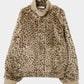 lame leopard fur blouson【Delivery in September 2026】