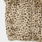 lame leopard fur blouson【Delivery in September 2026】