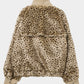 lame leopard fur blouson【Delivery in September 2026】