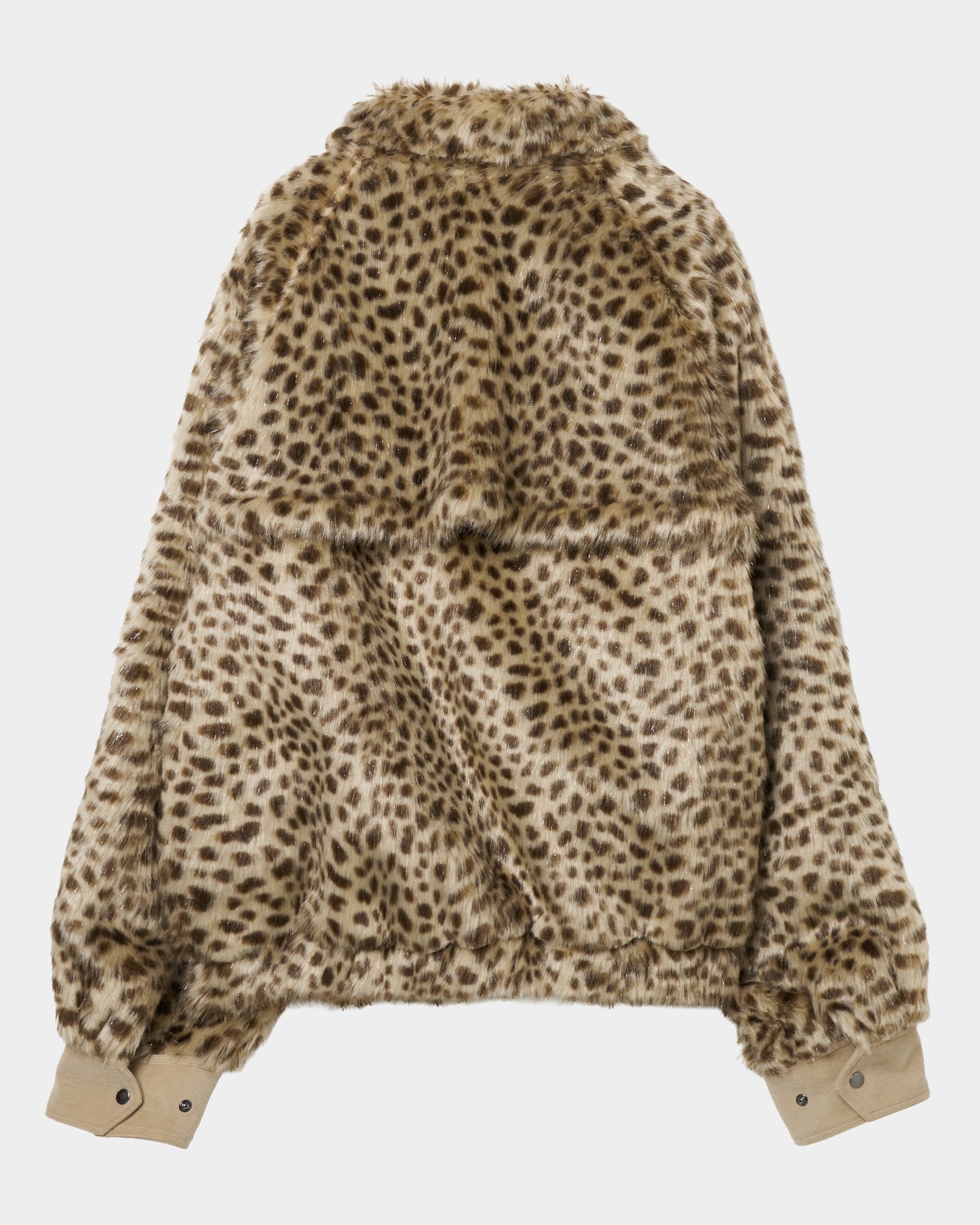 lame leopard fur blouson【Delivery in September 2026】