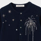 Midnight spark embroidery Knit【Delivery in September 2026】