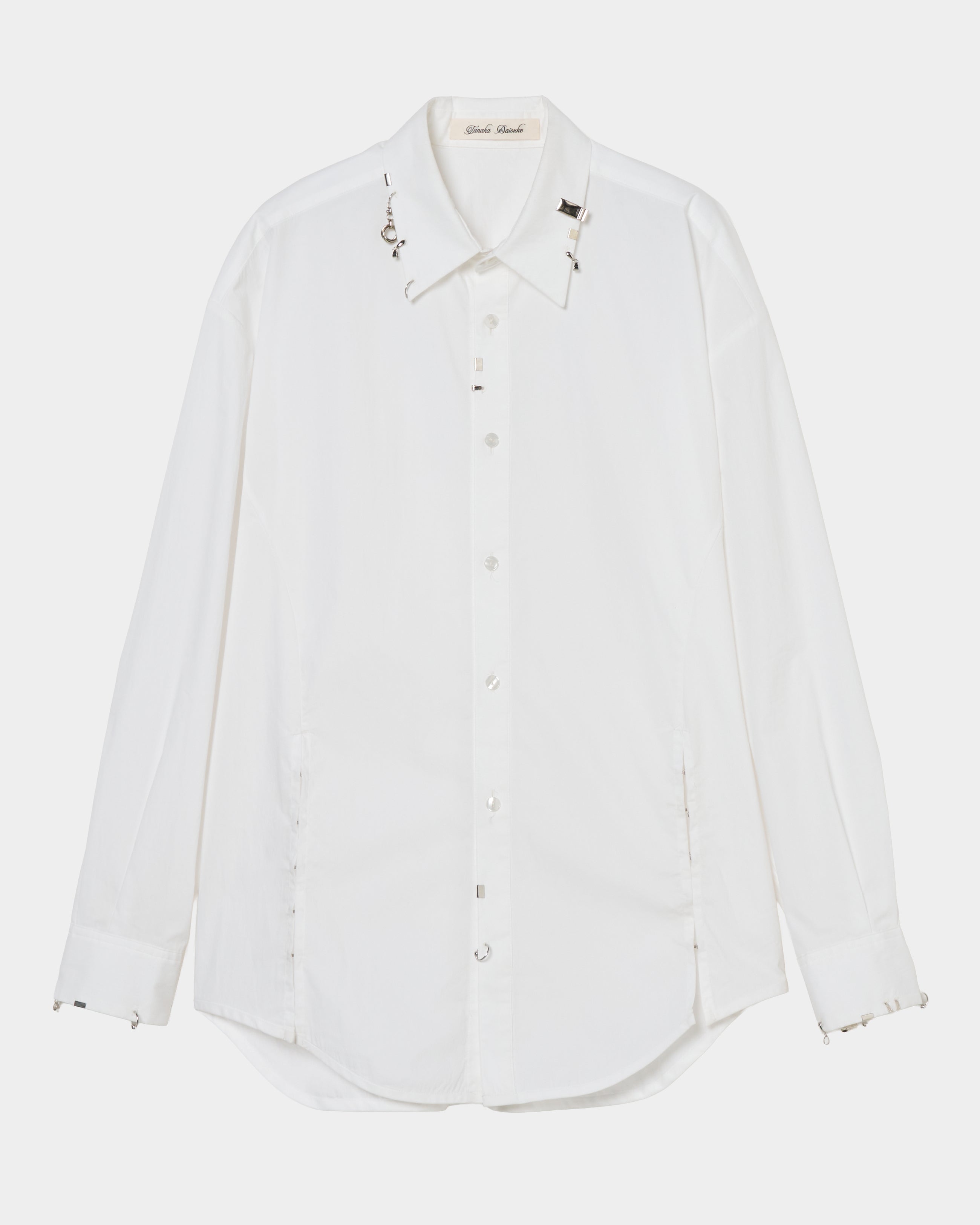 タナカダイスケ|シャツ|body piercing shirt White – tanakadaisuke