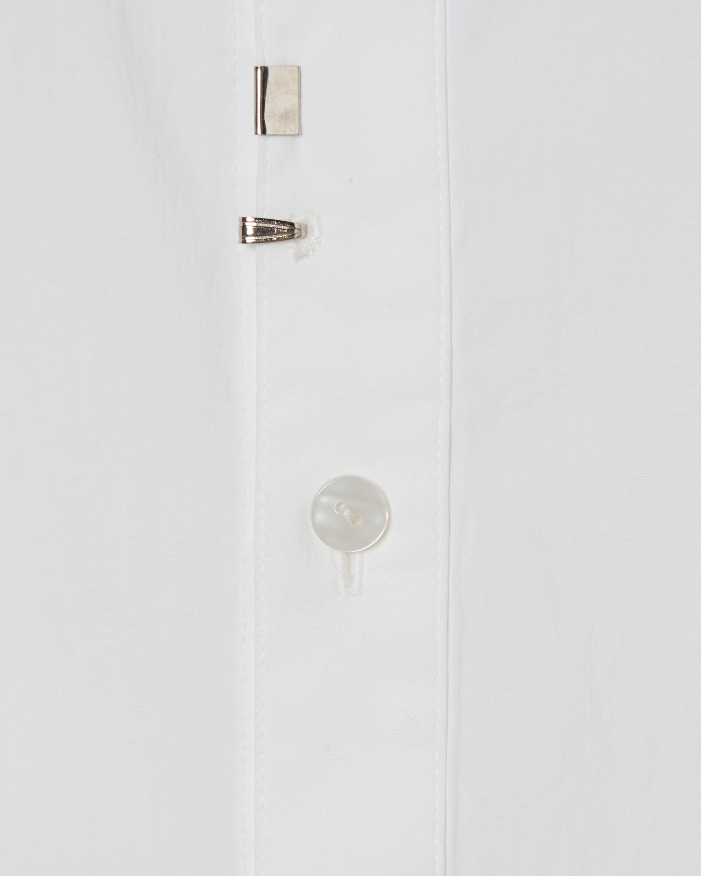 body piercing shirt White【Delivery in July 2026】