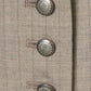 metal embroidery stripe wool jacket Greige【Delivery in July 2026】