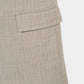 metal embroidery stripe wool jacket Greige【Delivery in July 2026】