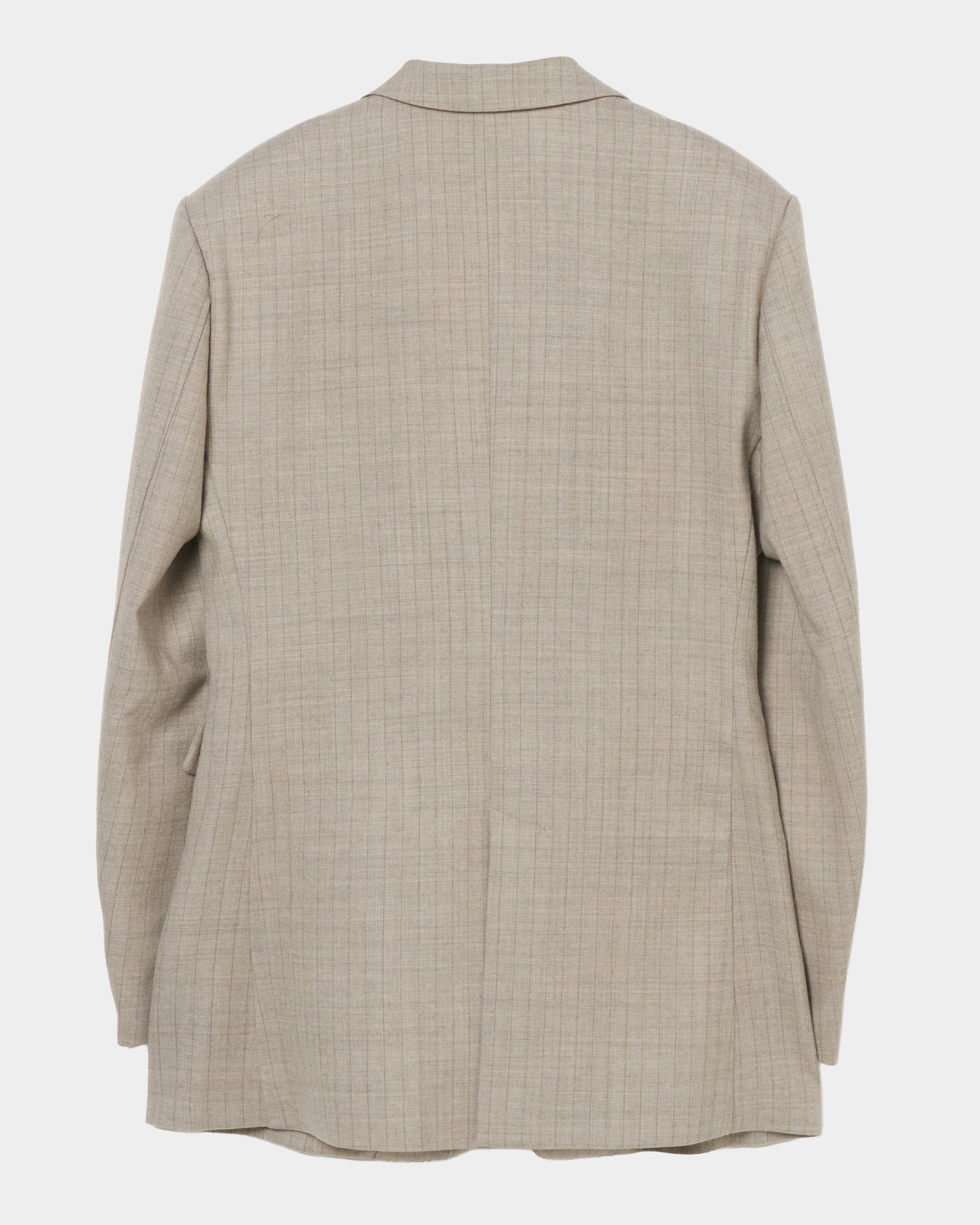 metal embroidery stripe wool jacket Greige【Delivery in July 2026】