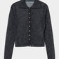 meteorite print tulle 2way tops Dark green【Delivery in August 2026】