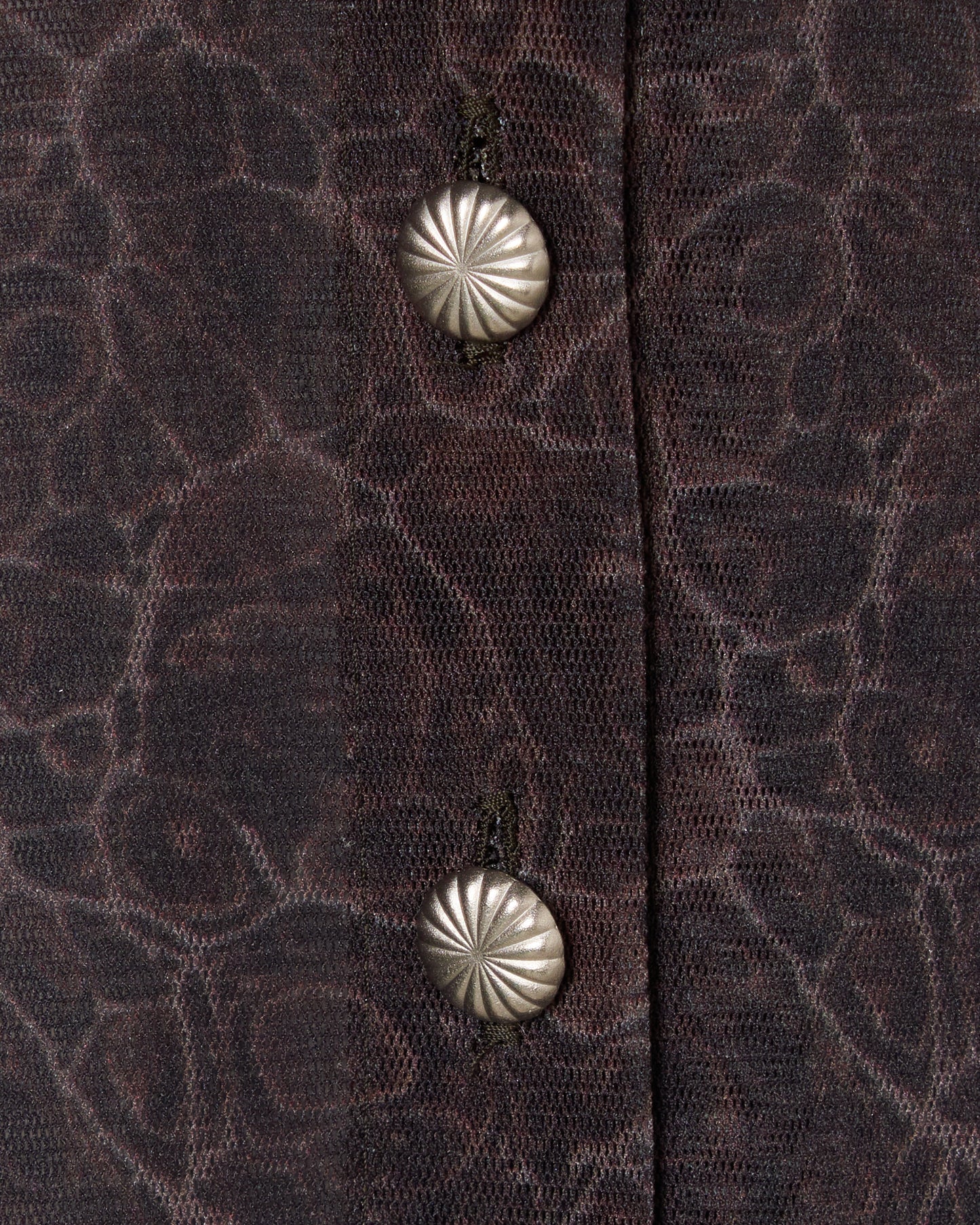 meteorite print tulle 2way tops Brown【Delivery in August 2026】