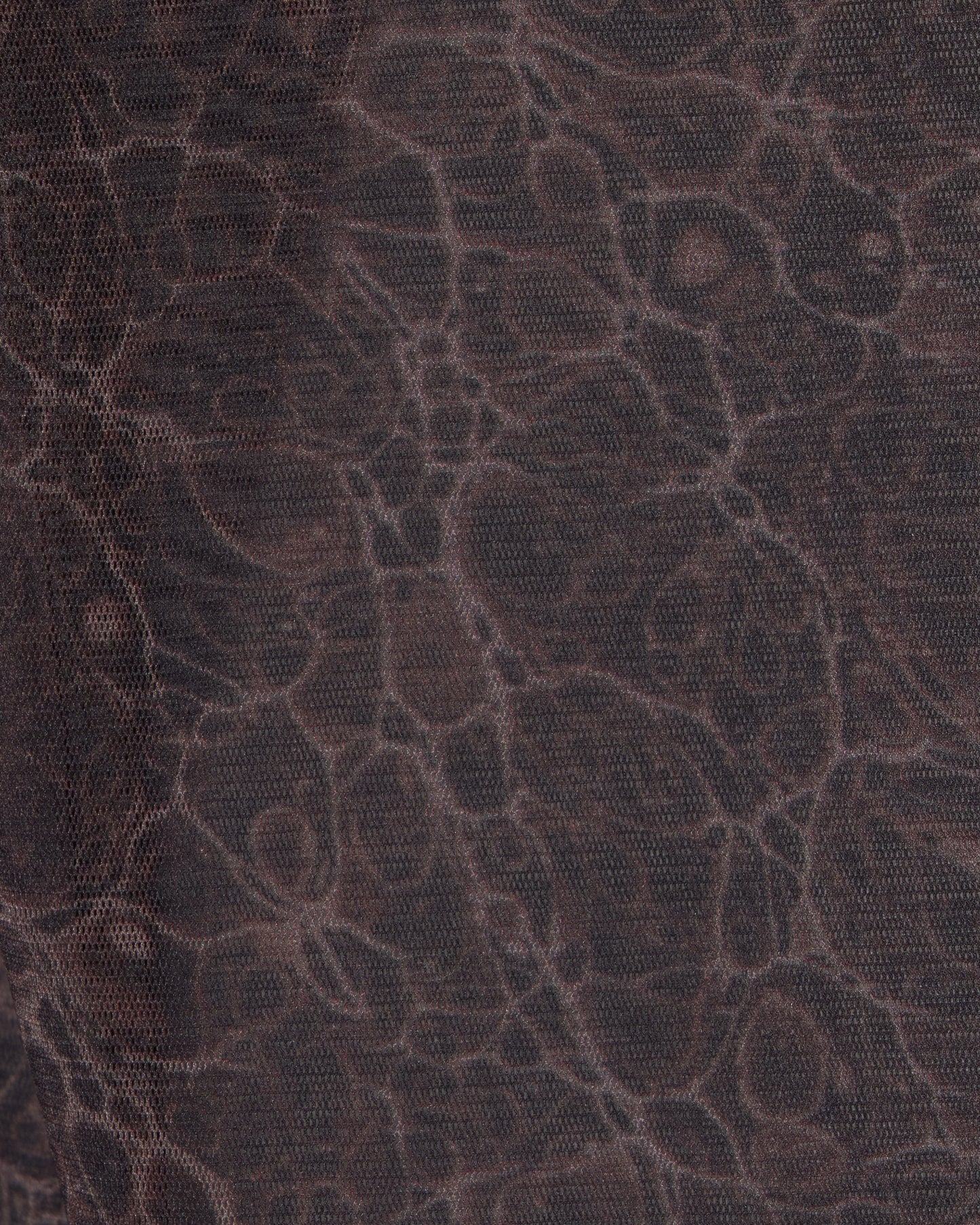meteorite print tulle 2way tops Brown【Delivery in August 2026】