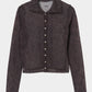 meteorite print tulle 2way tops Brown【Delivery in August 2026】