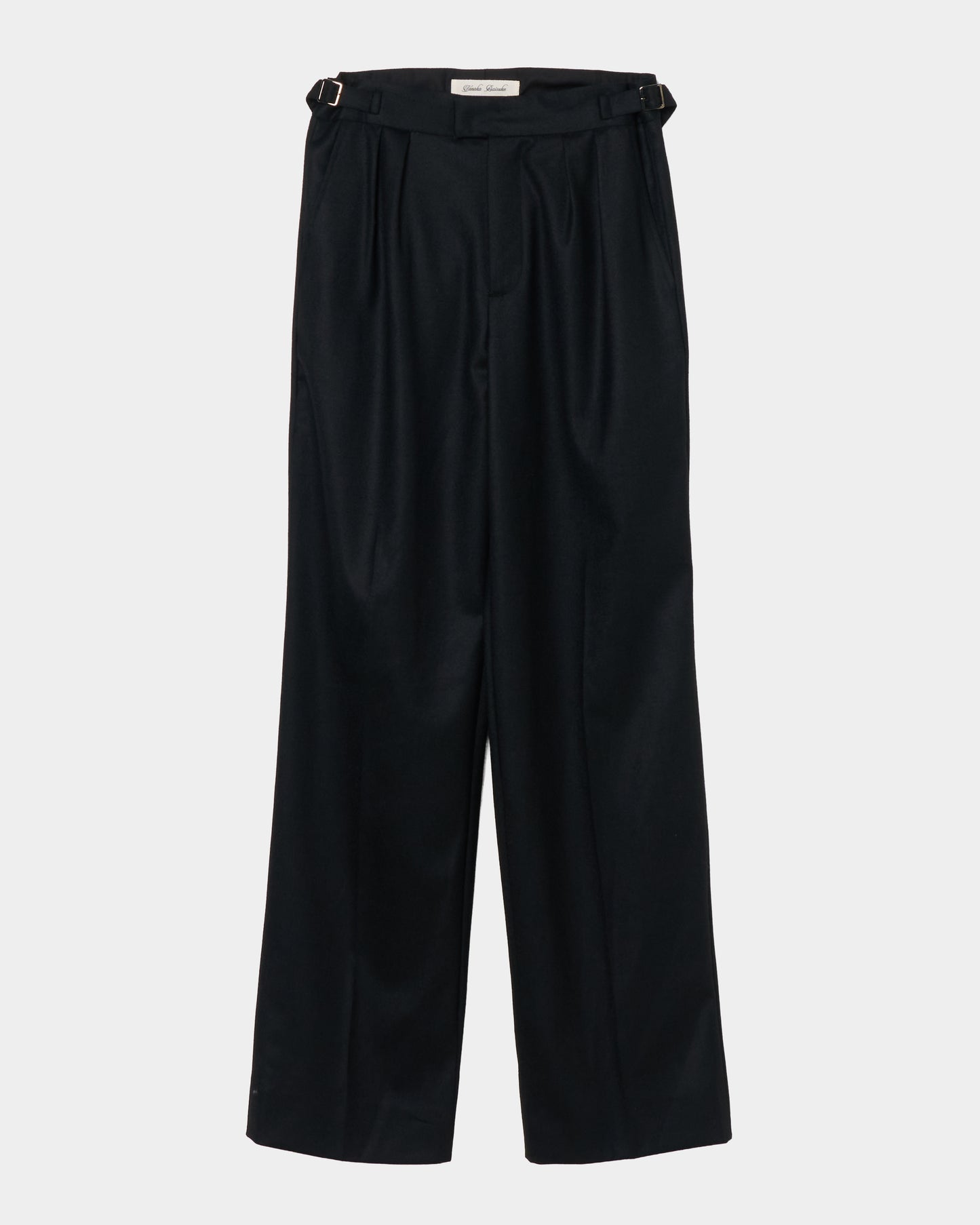 rhombus knit patch wool pants【Delivery in August 2026】