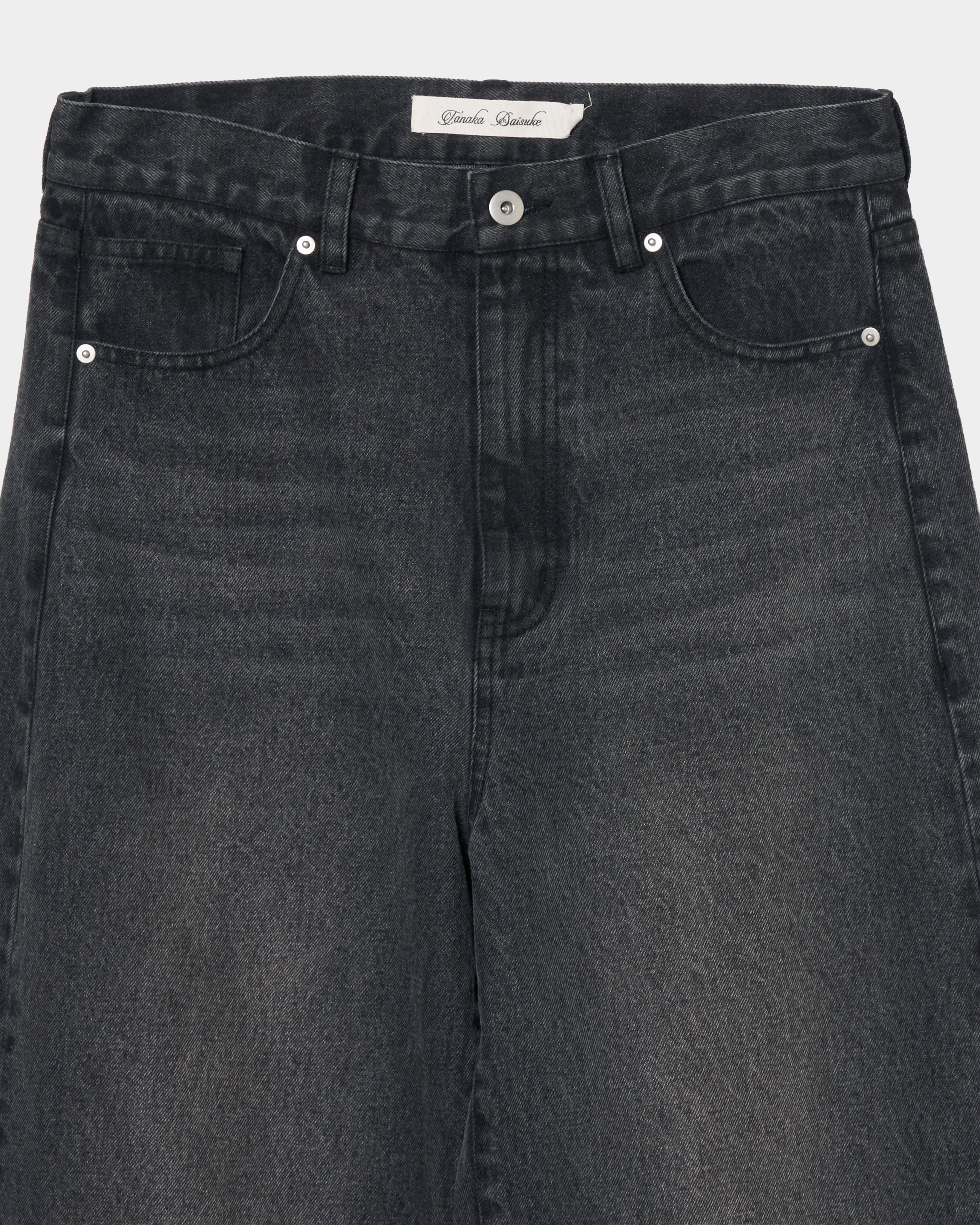 falling stars denim pants Black【Delivery in September 2026
