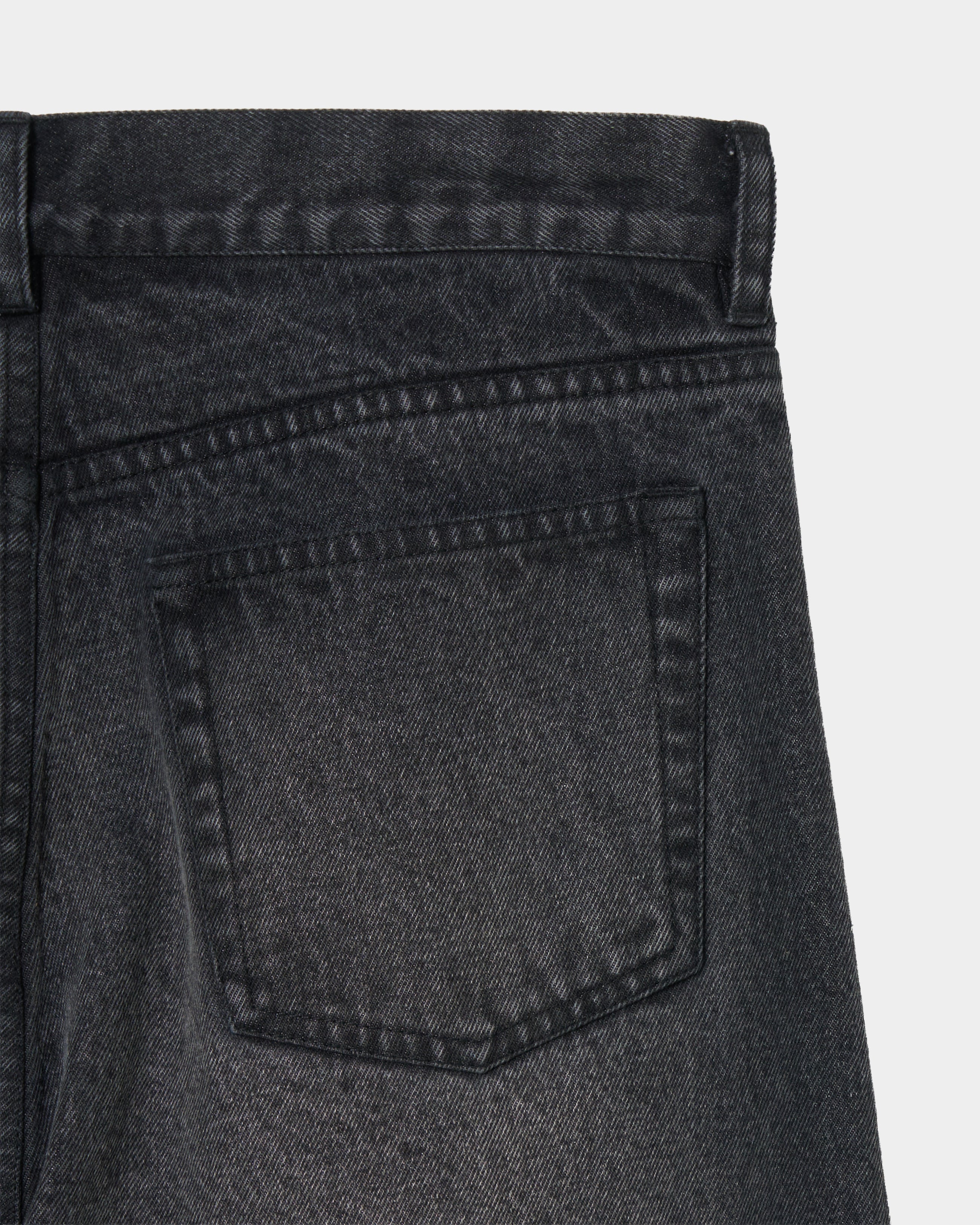 falling stars denim pants Black【Delivery in August 2026