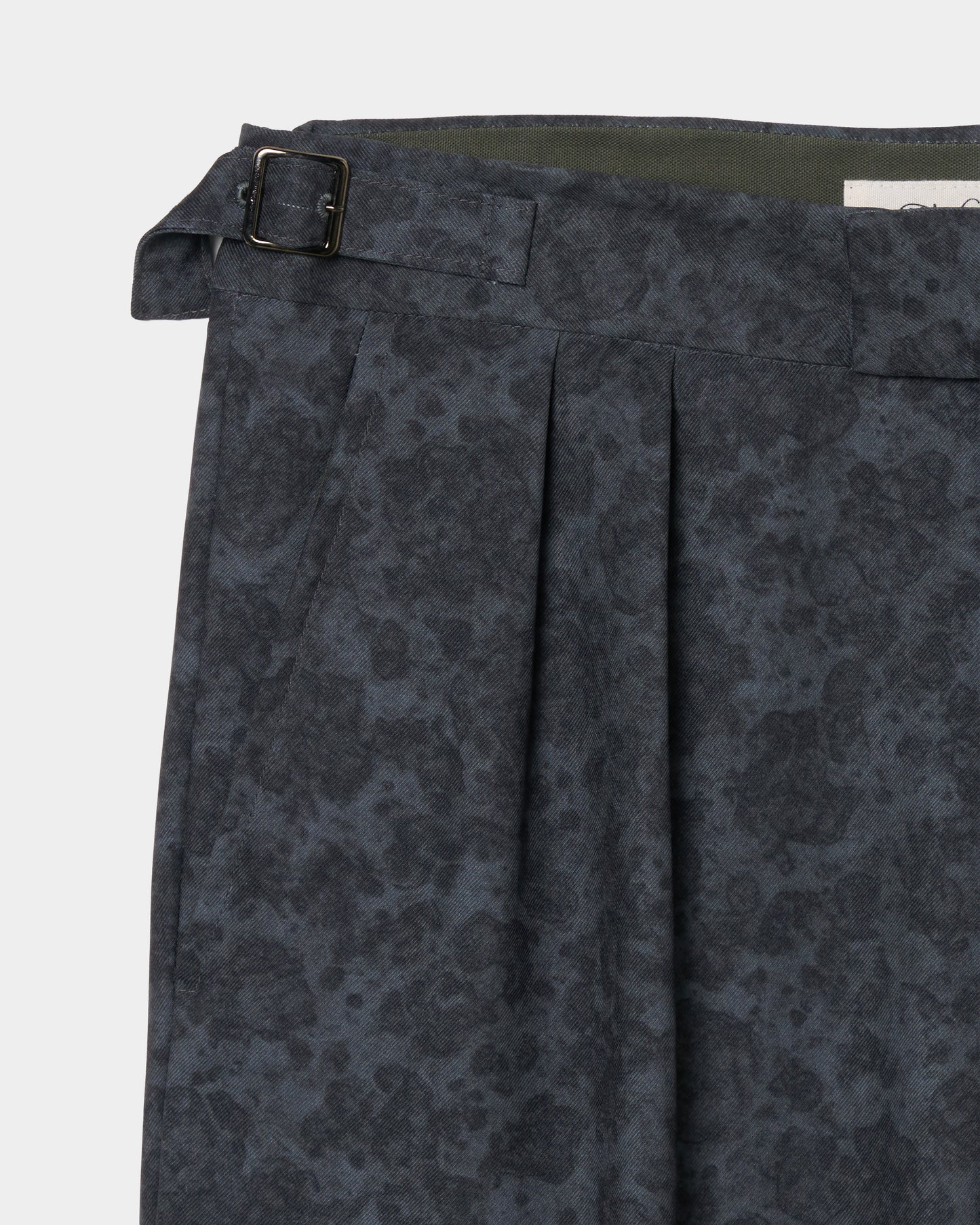 meteorite side belt pants Moss Green【Delivery in September 2026】
