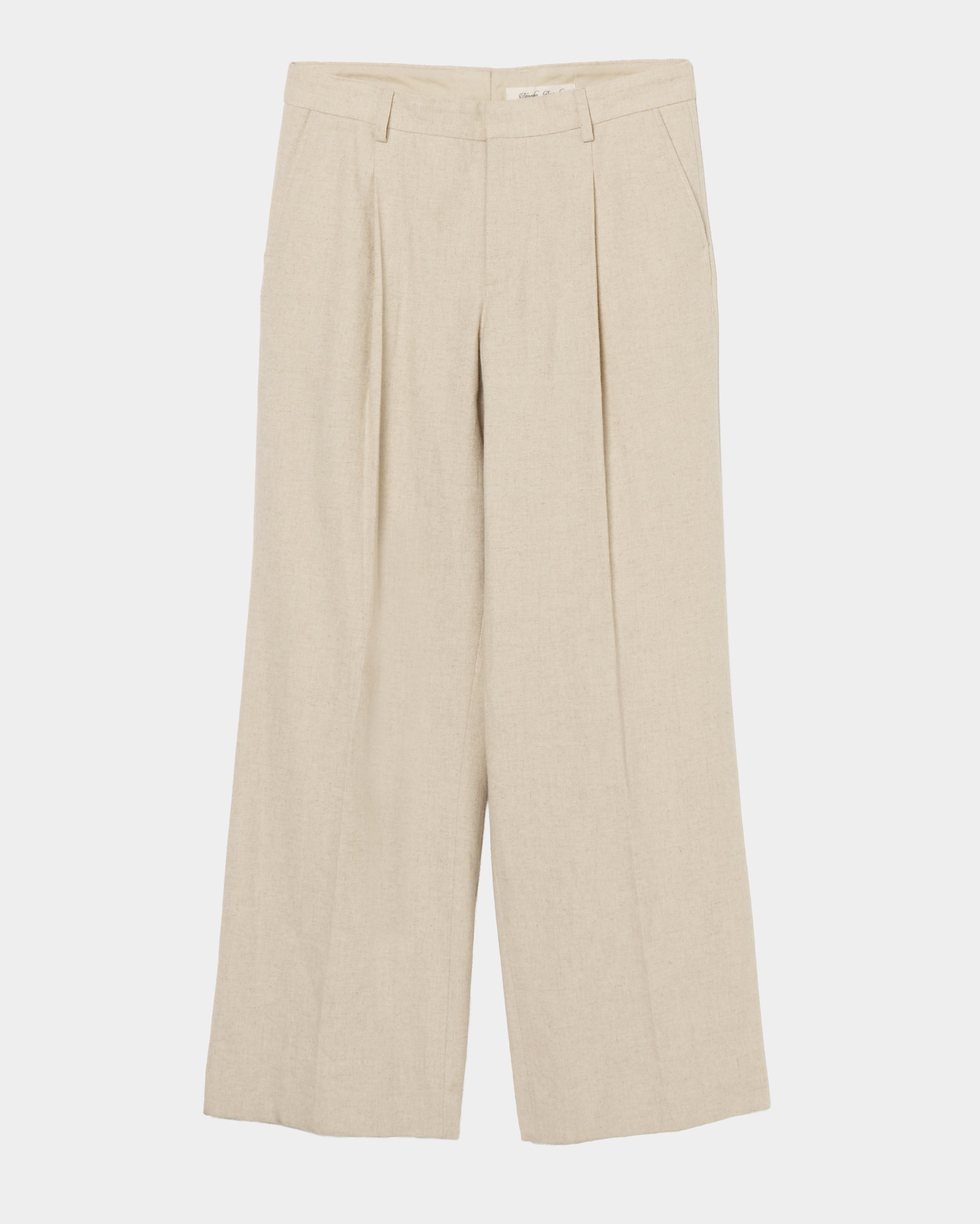 タナカダイスケ|パンツ|wool linen straight pants – tanakadaisuke