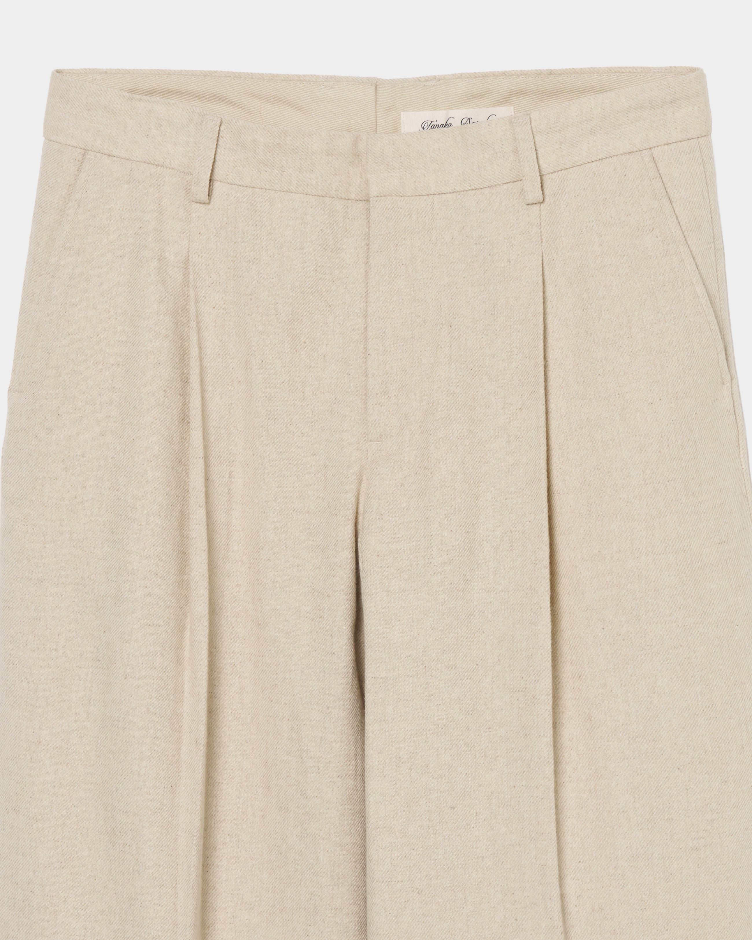 タナカダイスケ|パンツ|wool linen straight pants – tanakadaisuke