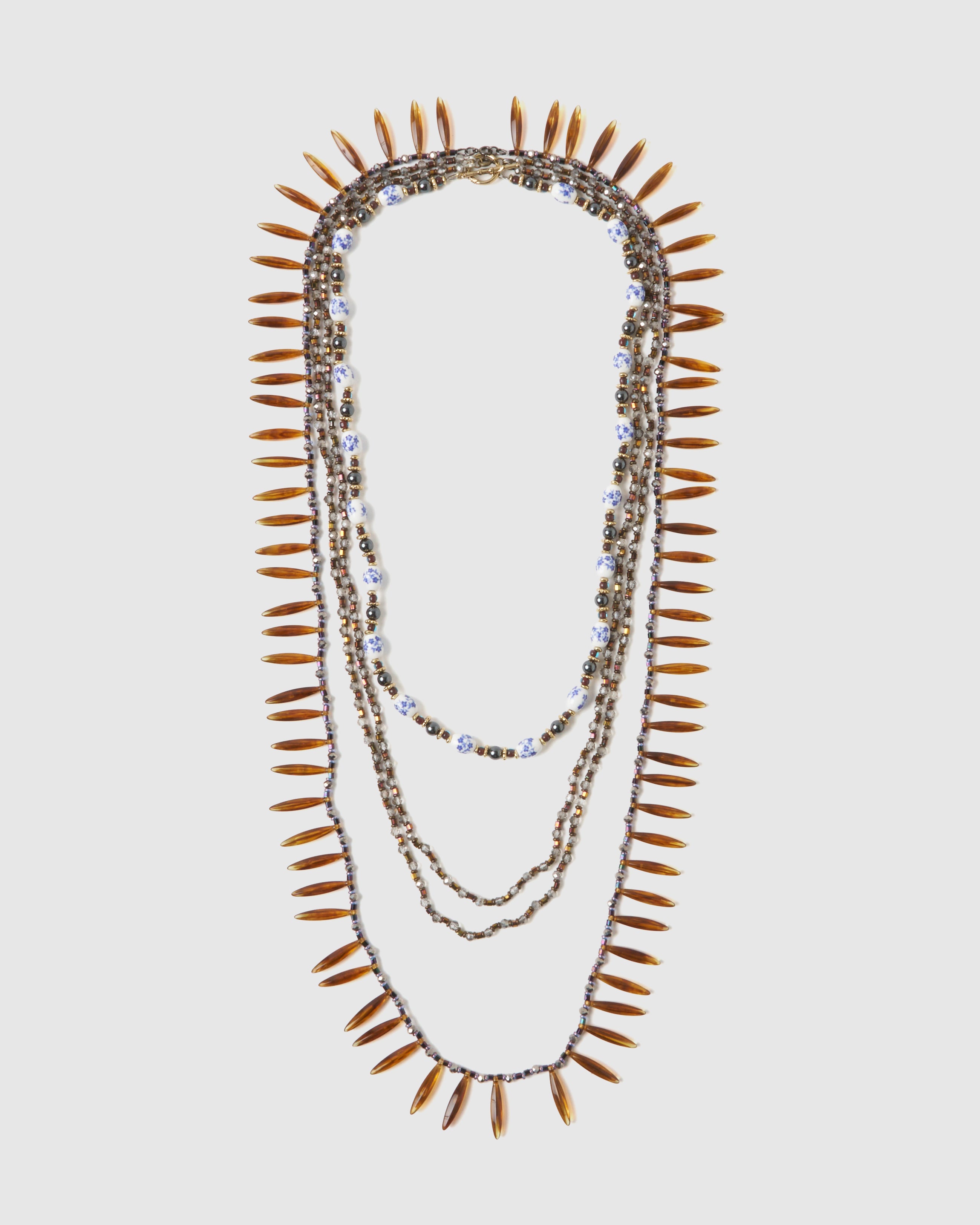 Grandpa's layered necklace – tanakadaisuke