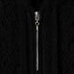 mohair lace knit hoodie Black【Delivery in August 2026】