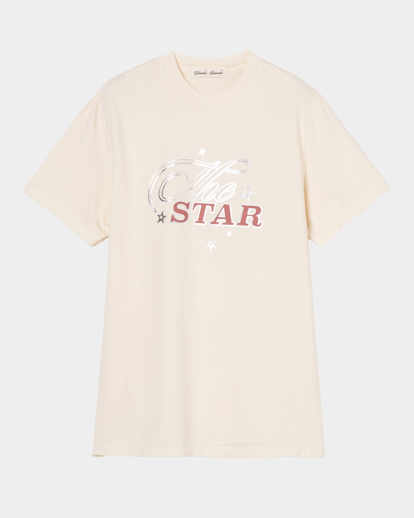 The star T-shirt White【stock】