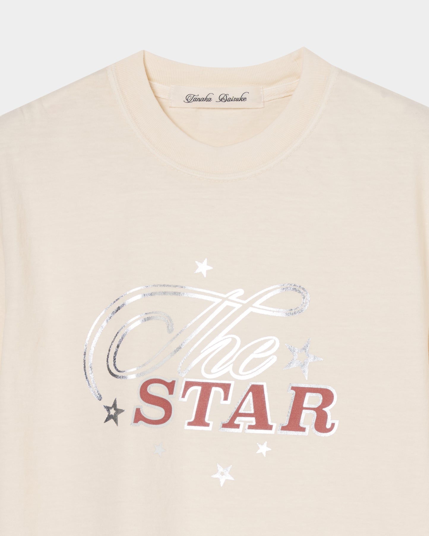 The star T-shirt White【stock】